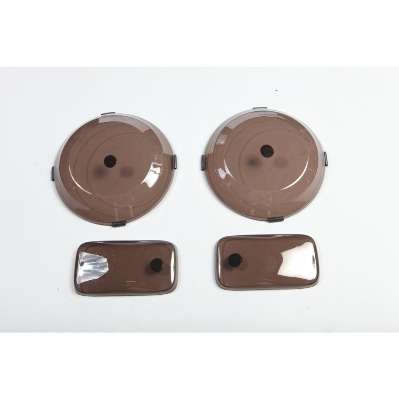 Rugged Ridge Headlight&Turn Signal Cover Set Smoke 97-06TJ 11353.02 11353.02 Photo - Primary