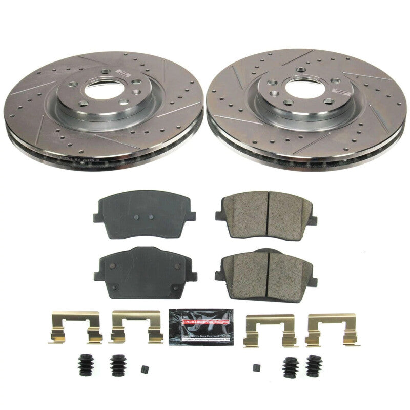 PowerStop Power Stop 19-22 Volvo XC40 Front Z23 Evolution Brake Kit K8574 K8574 Photo - Primary