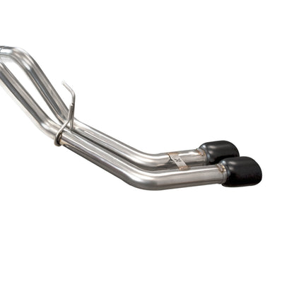Kooks 11-14 Ford Raptor SVT Super Crew Cab 3in Off Road Side Exit Exhaust w/ Black Slash Cut Tips 13525180 13525180 Photo - Close Up