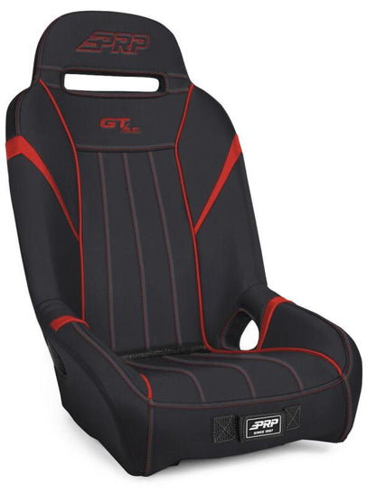 PRP Seats PRP GT/S.E. Rear Suspension Seat- Black/Red A58R-237 A58R-237 Photo - Primary