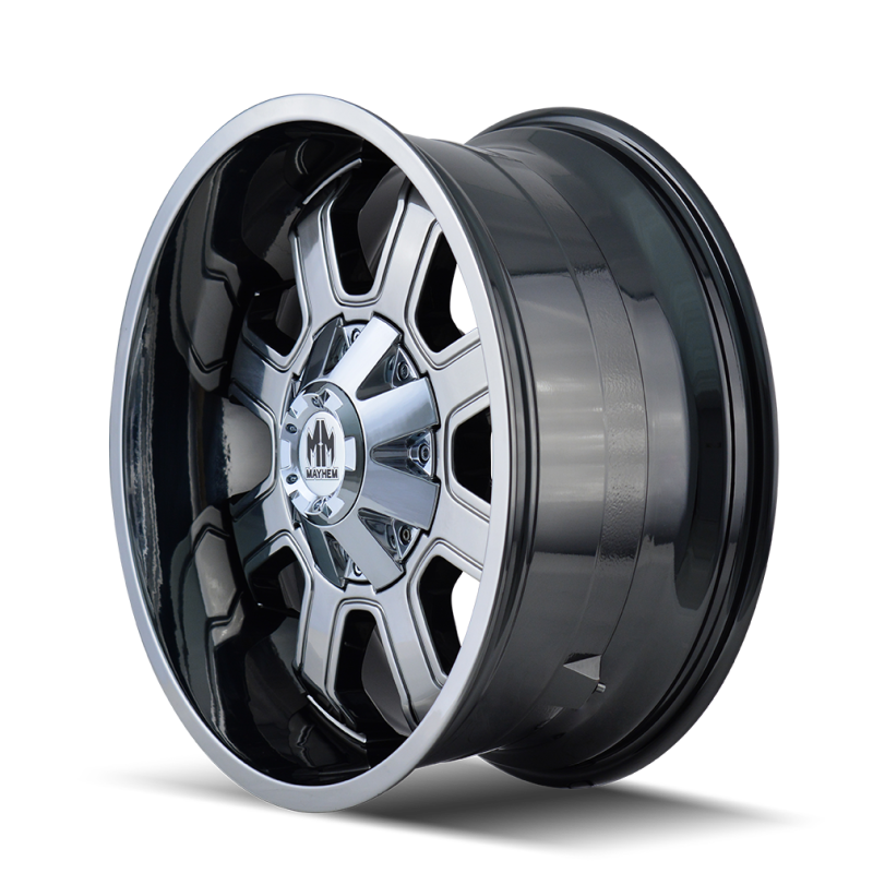 Mayhem 8103 Fierce 20x9 / 8x180 BP / 0mm Offset / 124.1mm Hub Chrome Wheel 8103-2978C 8103-2978C Photo - Primary