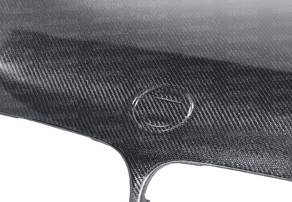 Seibon 02-05 BMW 3 Series 4dr E46 (Manuf Date 7/02-7/06 Models Only) OEM-Style Carbon Fiber Hood HD0205BMWE464D-OE HD0205BMWE464D-OE Photo - Primary