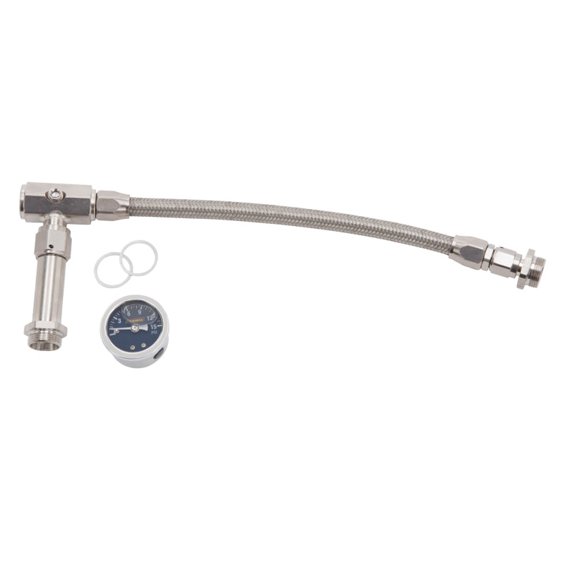 Russell Performance -6 AN to 3/8in Female NPT ProFlex Holley 4150 Dual Inlet Carb Kit (Endura) 641101 641101 Photo - Primary