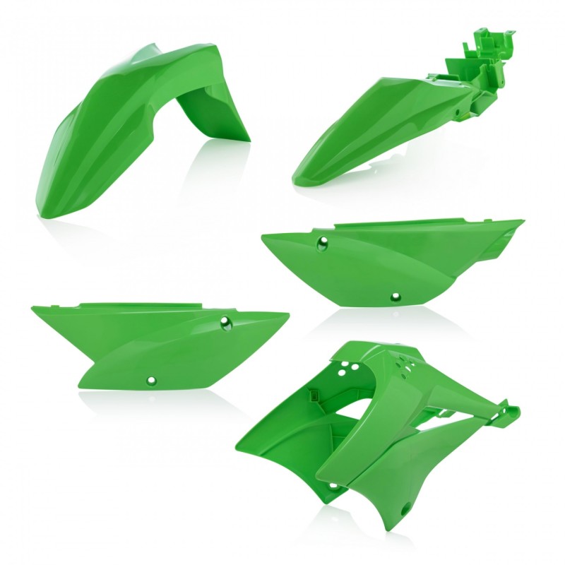 Acerbis 10+ Kawasaki KLX110/110L Plastic Kit - Green 2780500006 2780500006 Photo - Primary