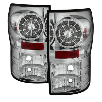 Spyder Toyota Tundra 07-13 LED Tail lights Chrome ALT-YD-TTU07-LED-C 5029591 5029591 Photo - Primary