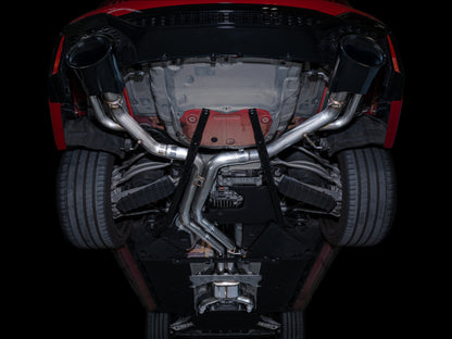 AWE Tuning 21-23 Audi C8 RS6/RS7 SwitchPath Cat-back Exhaust - Diamond Black Tips 3025-33776 3025-33776 Photo - Mounted