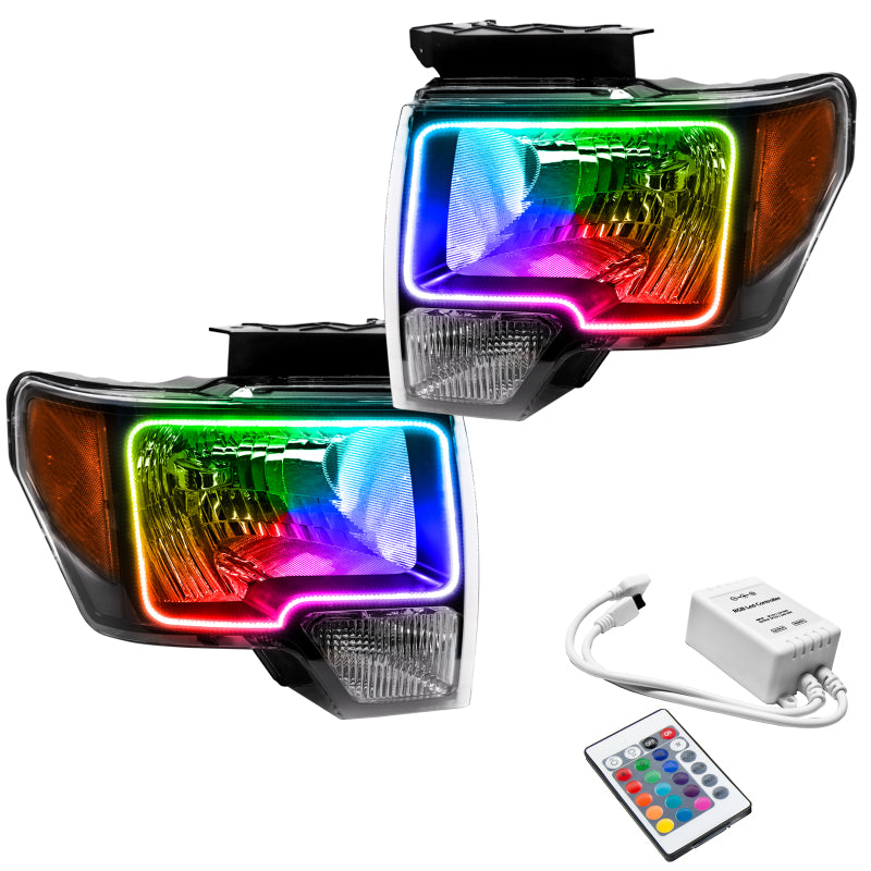 ORACLE Lighting Oracle 09-14 Ford F-150 LED HL - Black - ColorSHIFT w/ Simple Controller 7188-504 7188-504 Photo - Primary