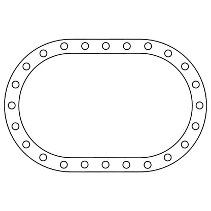 Cometic Gasket Fuel Cell Plate Gasket Oval 24-Bolt CAGC15619 C15619 Photo - Primary