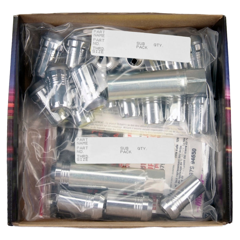 McGard SplineDrive Tuner 5 Lug Install Kit w/Locks & Tool (Cone) M14X1.5 / 22mm Hex - Chrome 65515 65515 Photo - in package