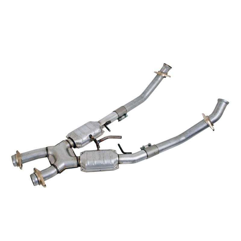 BBK Performance 86-93 Mustang 5.0l 2.5 X-pipe W/converters 1662 Photo - Primary