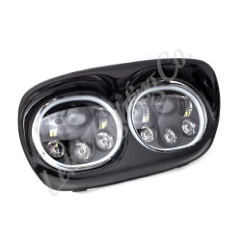 Letric Lighting Hdlght Dual W/Halo 5.75in Blk LLC-LRHP-HBB LLC-LRHP-HBB Photo - Primary