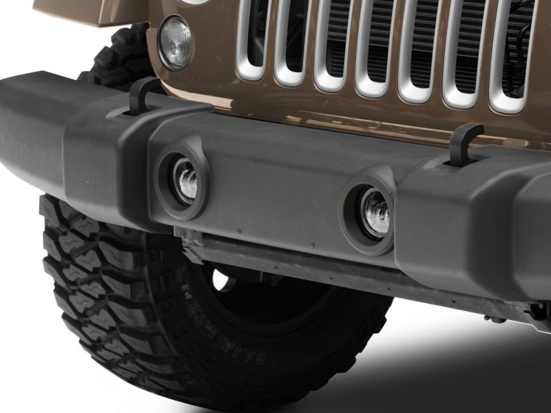 Raxiom 07-18 Jeep Wrangler JK Axial Series 4-In LED Fog Lights w/ RGB Halo J143371 J143371 Photo - Close Up