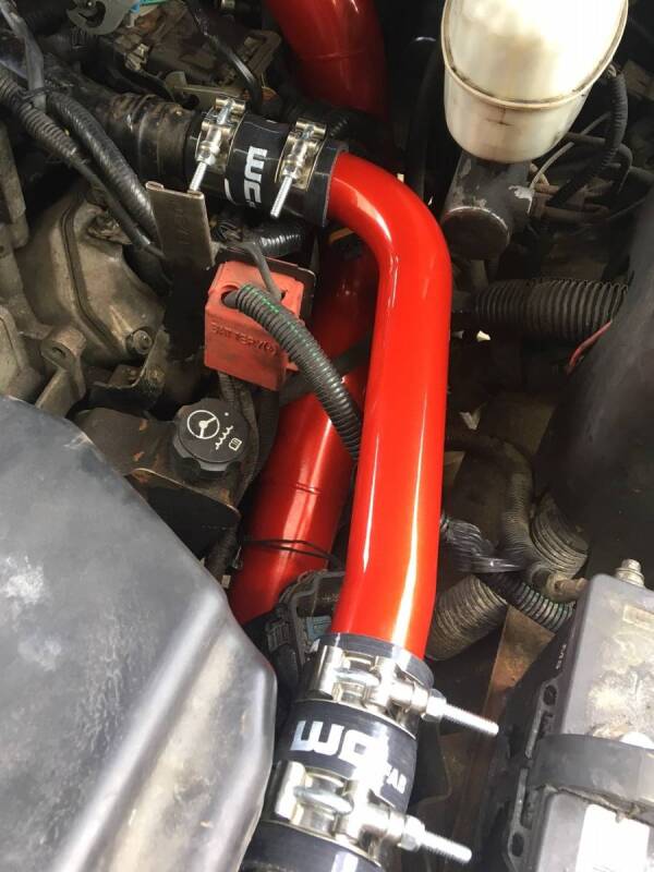 Wehrli 01-05 Chevrolet 6.6L LB7/LLY Duramax Upper Coolant Pipe - WCFab Red WCF100860-RED WCF100860-RED User 2