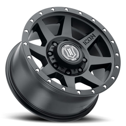 ICON Rebound HD 18x9 8x180 12mm Offset 5.5in BS 124.2mm Bore Satin Black Wheel 1818908955SB 1818908955SB Photo - Unmounted