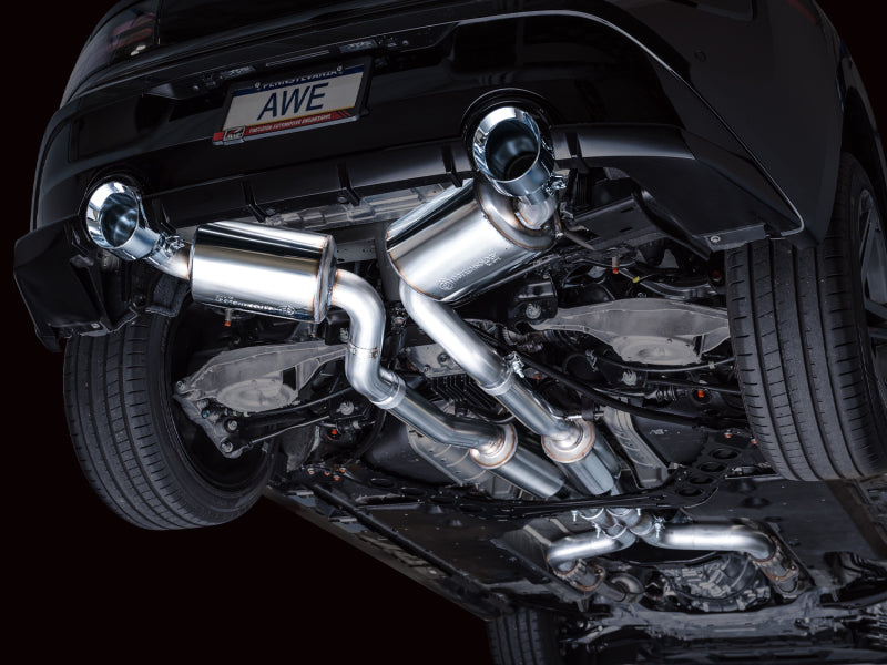 AWE Tuning AWE 2023 Nissan Z RZ34 RWD Touring Edition Catback Exhaust System w/ Chrome Silver Tips 3015-32400 3015-32400 Photo - Mounted