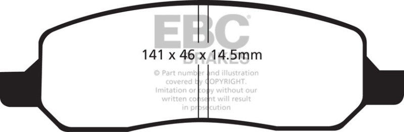 EBC Disc Brake Pad Set DP21770 Photo - Primary