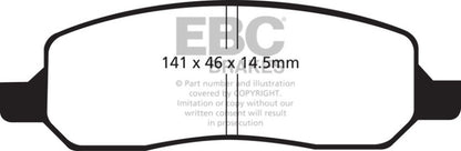 EBC Disc Brake Pad Set DP21770 Photo - Primary