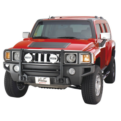 Westin 2006-2010 Hummer H3 Sportsman Grille Guard - Black 40-1925 40-1925 Photo - Mounted