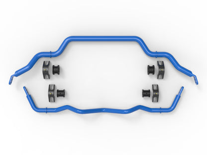 aFe 16-21 Infiniti Q50/Q60 3.0L (tt) Front and Rear Sway Bar Set Blue 440-711001-L 440-711001-L Photo - Unmounted