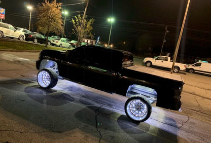 ORACLE Lighting Oracle LED Illuminated Wheel Rings - Double LED - White 4228-001 4228-001 Photo - lifestyle view