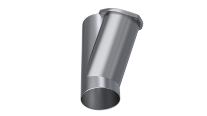 QTP 4in Weld-On QTEC Exhaust Cutout Y-Pipe 10400 10400 Photo - Primary