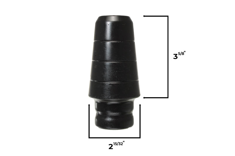 Energy Suspension 1997-06 Jeep TJ Wrangler Bump Stop Set - Ft W/1 3/4" Lift Black 2.9102G Photo - Unmounted