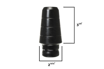 Energy Suspension 1997-06 Jeep TJ Wrangler Bump Stop Set - Ft W/1 3/4" Lift Black 2.9102G Photo - Unmounted