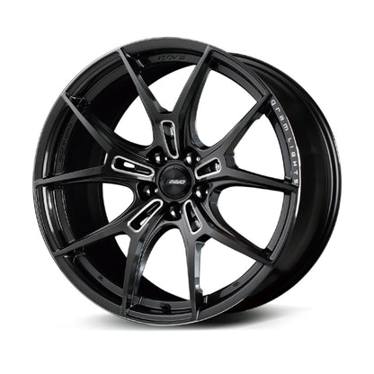 Gram Lights 57FXZ 19x8.5 +32 5-112 Super Dark Gunmetal & Machining Rim Edge DC Wheel WGFZ232MH8F WGFZ232MH8F Photo - Primary