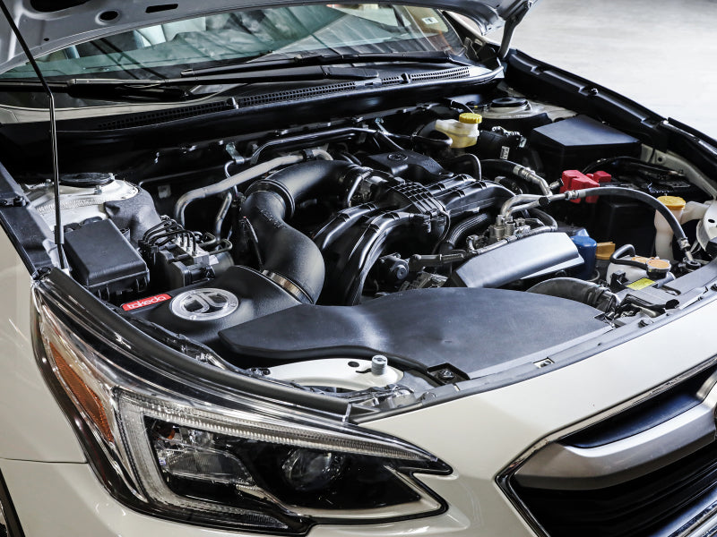 aFe Takeda Momentum Pro 5R Cold Air Intake System 20-22 Subaru Outback H4-2.5L 56-70051R 56-70051R Photo - Mounted