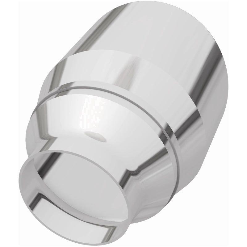 Magnaflow Tip Stainless Double Wall Round Single Outlet Polished 4.5in DIA 2.5in Inlet 5.75in Length 35224 35224 Photo - out of package