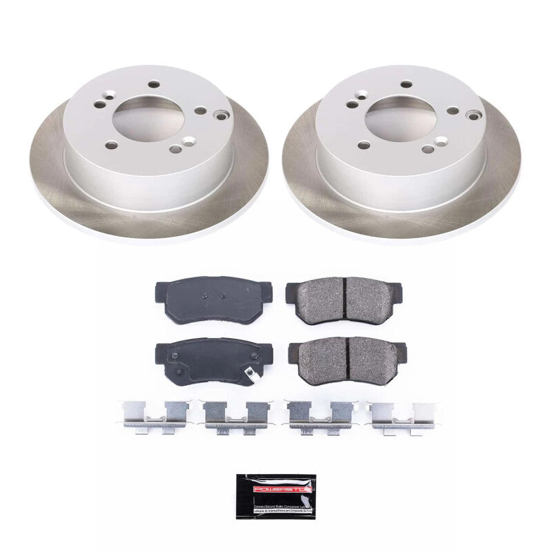 PowerStop Power Stop 05-10 Kia Sportage Rear Semi-Coated Rotor Kit SC5214 SC5214 Photo - Primary