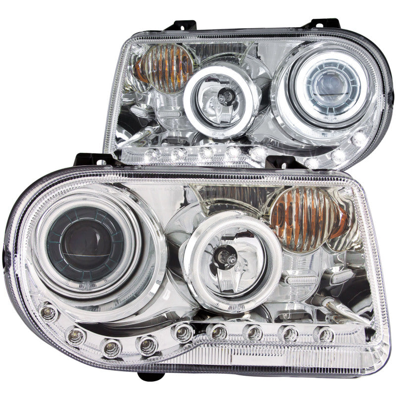 Anzo 2005-2010 Chrysler 300C Projector Headlights w/ Halo Chrome (CCFL) G2 121250 Photo - Primary