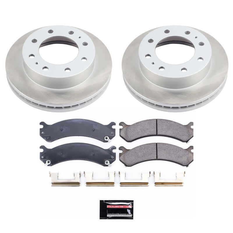 PowerStop Power Stop 07-10 GMC Sierra 3500 HD Front Semi-Coated Rotor Kit SC2071 SC2071 Photo - Primary