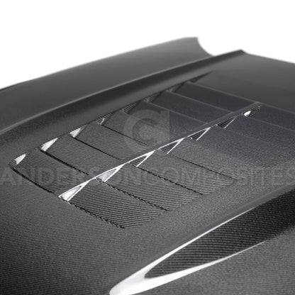 Anderson Composites 15-17 Ford Mustang Double Sided Type-GT5 Carbon Fiber Hood AC-HD15FDMU-GT5-DS AC-HD15FDMU-GT5-DS User 3