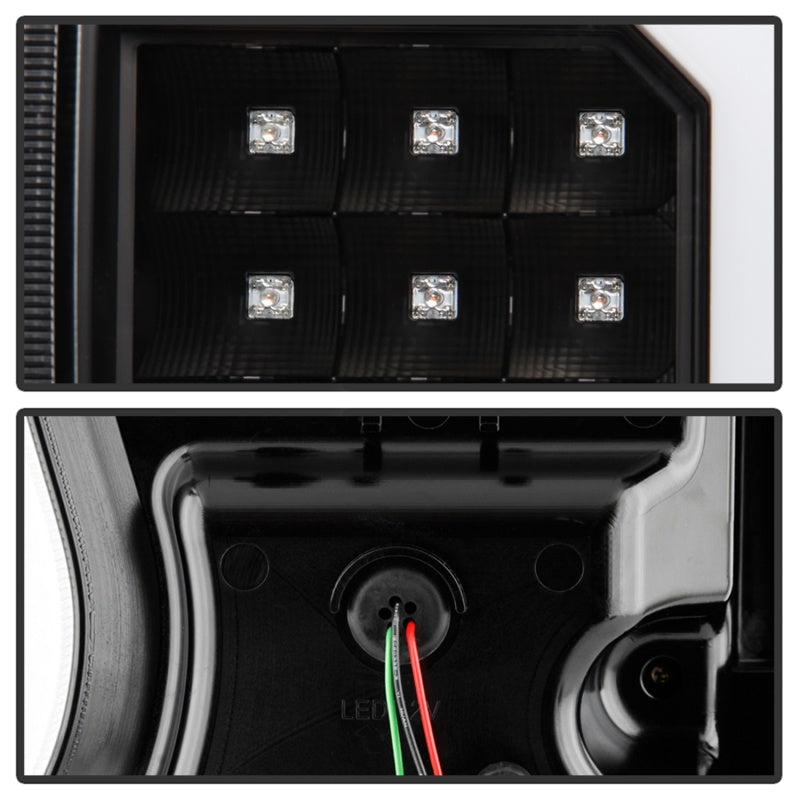 Spyder 04-09 Dodge Durango LED Tail Lights - Black ALT-YD-DDU04-LED-BK 5086532 5086532 Photo - Unmounted