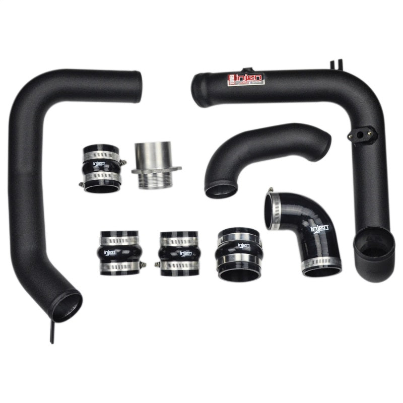 Injen 15-17 Volkswagen GTI (MK7) 2.0L Turbo TSI Aluminum Intercooler Piping Kit - Black SES3078ICPBLK SES3078ICPBLK Photo - Unmounted