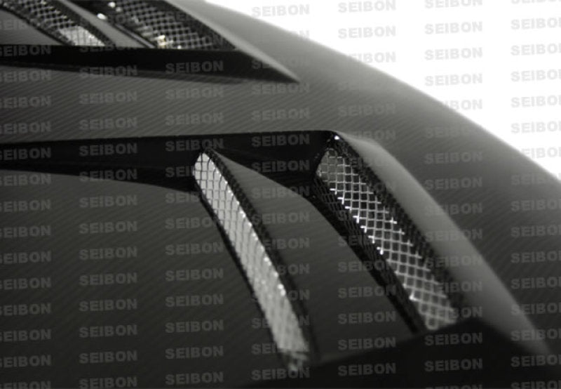 Seibon 08-09 Mitsubishi Lancer Carbon Fiber Hood HD0809MITLAN-DV Photo - Primary