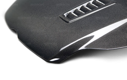 Seibon 12-13 Ford Focus RS-Style Carbon Fiber Hood HD1213FDFO-RS HD1213FDFO-RS Photo - Primary