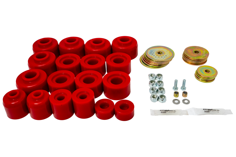 Energy Suspension ES Body Mounts - Red Suspension Bushing Kits main image