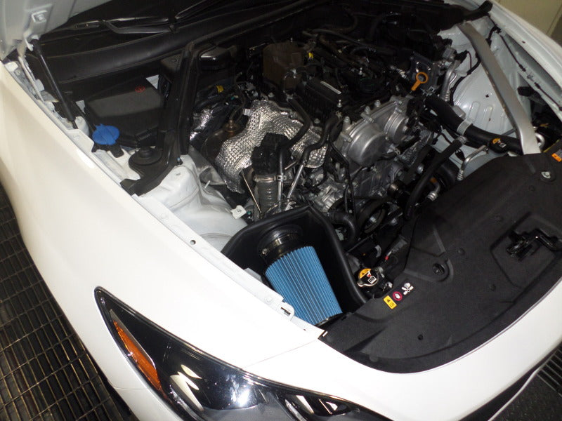 Injen 2018+ Kia Stinger 2.0L Turbo L4 Wrinkle Red Short Ram Tuned Intake System SP1355WR SP1355WR Photo - Mounted