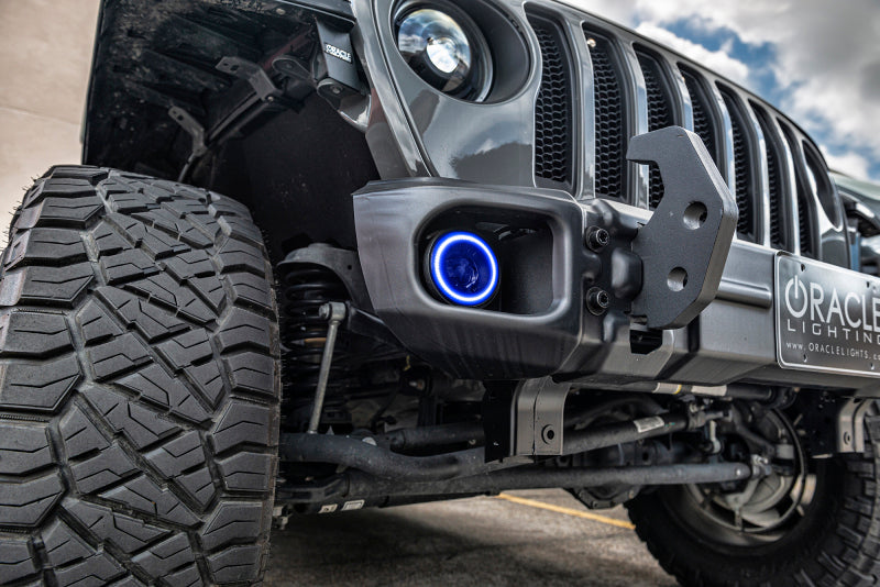 ORACLE Lighting Oracle Jeep Wrangler JL/Gladiator JT Sport High Performance W LED Fog Lights - Blue 5847-002 5847-002 Photo - lifestyle view