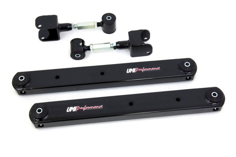 UMI Performance 68-72 GM A-Body Rear Control Arm Kit Fully Boxed Lowers Adjustable Uppers 402125-B 402125-B Photo - Primary