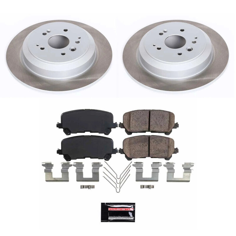 PowerStop Power Stop 14-16 Acura MDX Rear Semi-Coated Rotor Kit SC6953 SC6953 Photo - Primary
