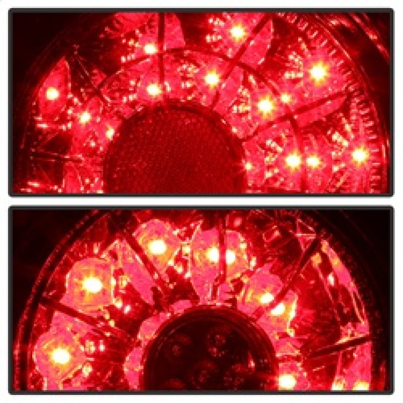 Spyder 01-03 Lexus IS300 LED Tail Lights - Red Clear ALT-YD-LIS300-LED-SET-RC 5085061 5085061 Photo - Unmounted