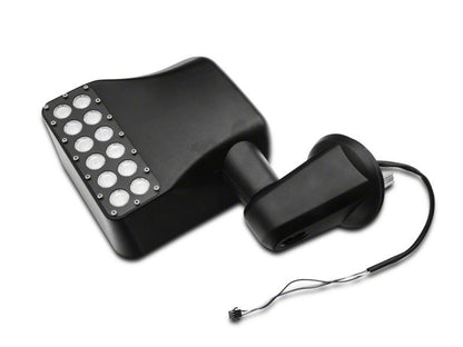 Raxiom 07-18 Jeep Wrangler JK Off-Road LED Manual Mirrors w/ Turn Signals J116869 J116869 Photo - Close Up