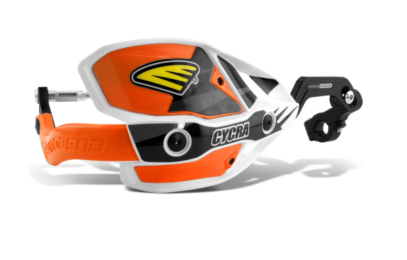 Cycra CRM Ultra 7/8 in. Clamp w/White Shields/Orange Covers 1CYC-7407-22X