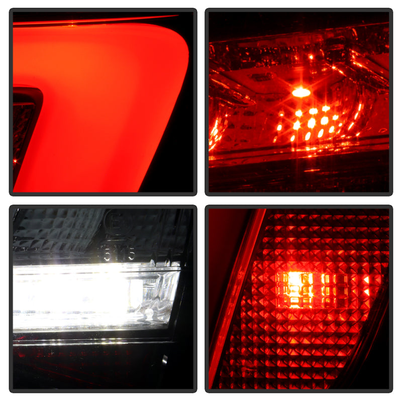 SPYDER 13-16 Audi A4 4DR LED Tail Lights LED Clear Reverse Lights - Black ALT-YD-AA413-SEQ-BK 5087171 5087171 User 6