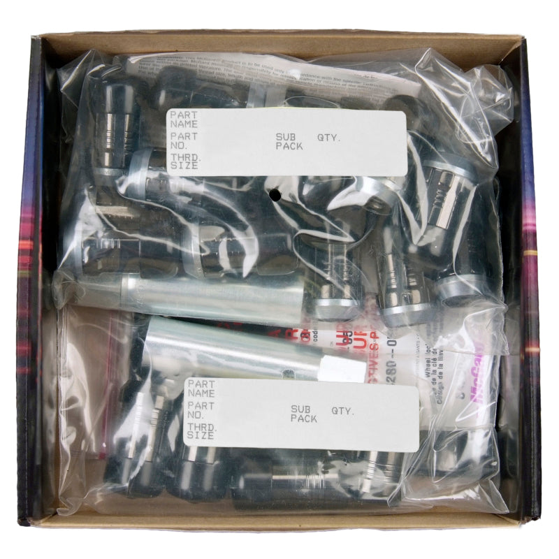 McGard SplineDrive Tuner 5 Lug Install Kit w/Locks & Tool (Cone) M14X1.5 / 22mm Hex - Blk 65515BK 65515BK Photo - in package
