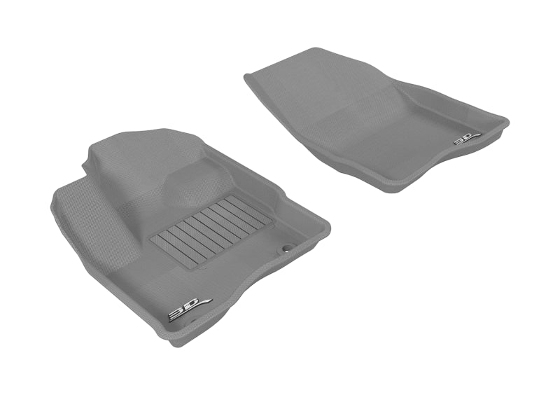 3D MAXpider 2010-2019 Ford Taurus Kagu 1st Row Floormat - Gray L1FR01811501 L1FR01811501 Photo - Primary