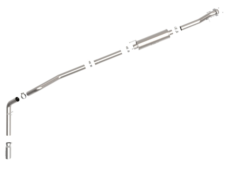 aFe Vulcan Series 3 1/2in 304 SS Cat-Back 13-19 Ford Transit V6 3.5 Twin Turbo w/ Polished Tip 49-33112-P 49-33112-P Photo - Unmounted